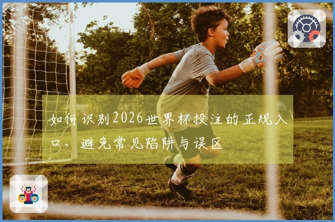如何识别2026世界杯投注的正规入口,避免常见陷阱与误区